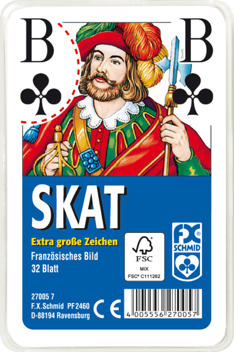 Ravensburger - Skat,franz.Bild, gr.Eckz.