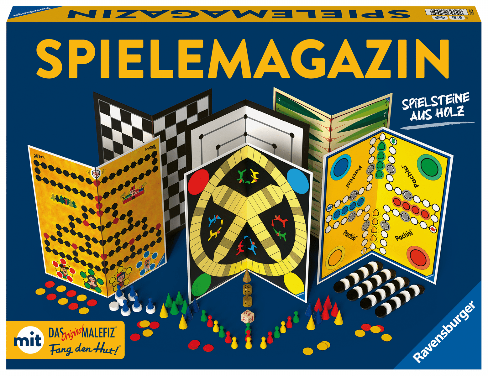 Ravensburger - SpieleMagazin - Spiel ab 6 Jahren Spielsteine aus Holz