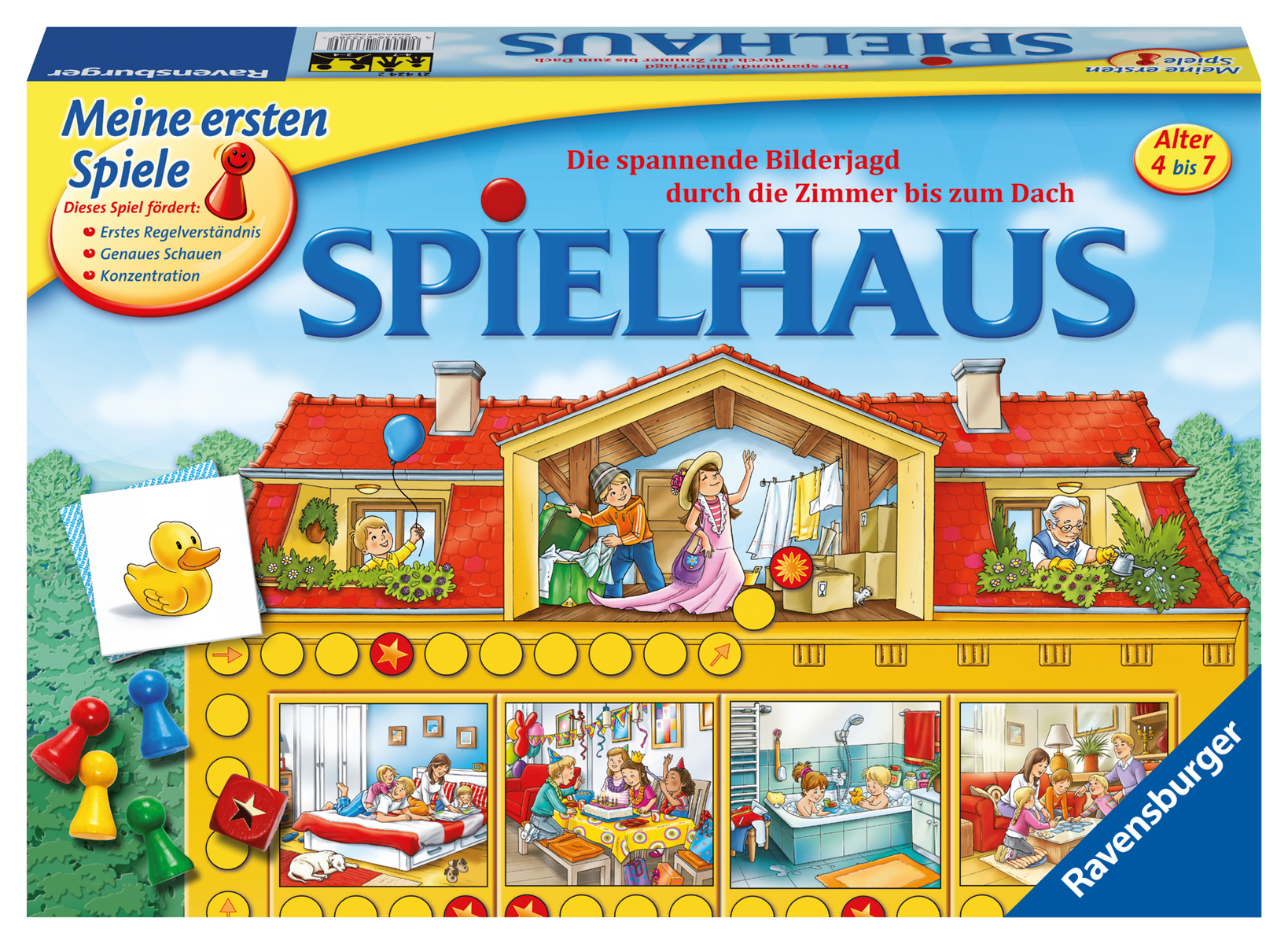 Ravensburger - Spielhaus - Kinderspiel ab 4 Jahren