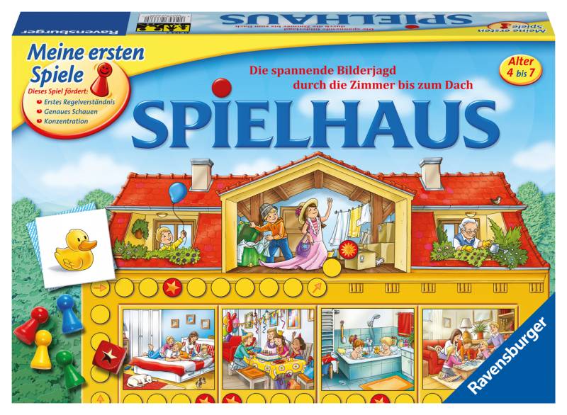 Ravensburger - Spielhaus - Kinderspiel ab 4 Jahren Ravensburger - Spielhaus - Kinderspiel ab 4 Jahren