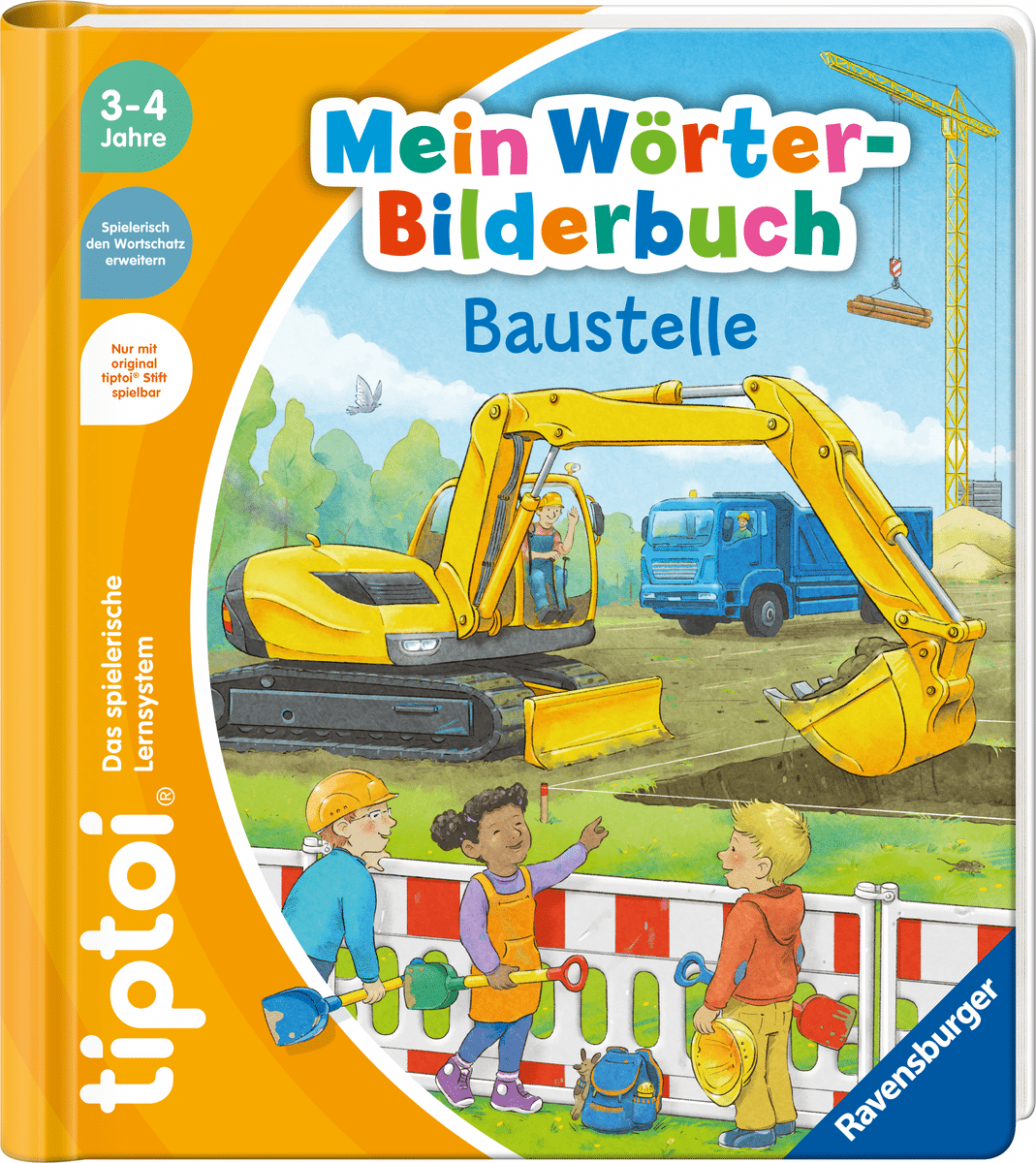 Ravensburger - Tiptoi® Mein Wörter-Bilderbuch - Baustelle