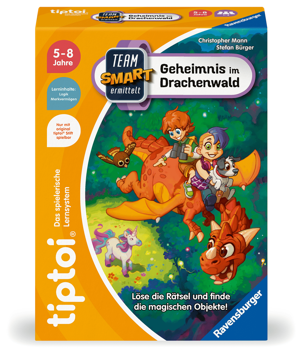 Ravensburger - Tiptoi-Logikspiel Team SMART - Geheimnis im Drachenwald