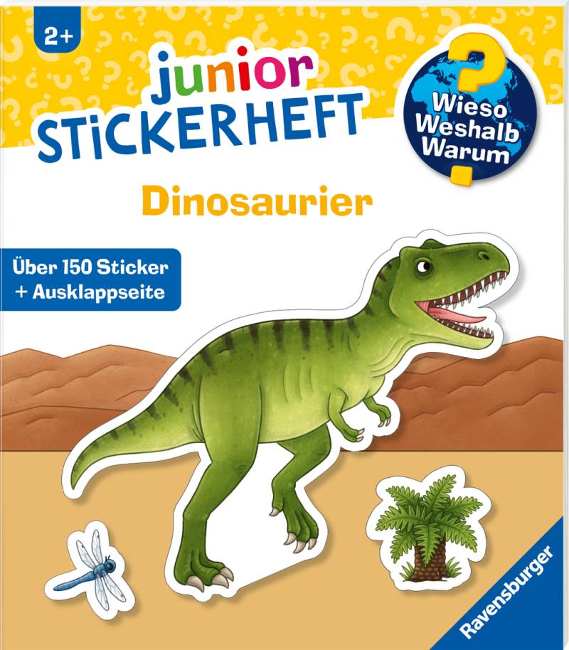 Ravensburger - Wieso? Weshalb? Warum? junior Stickerheft - Dinosaurier