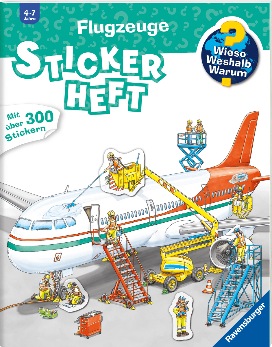 Ravensburger - Wieso? Weshalb? Warum? Stickerheft - Flugzeuge