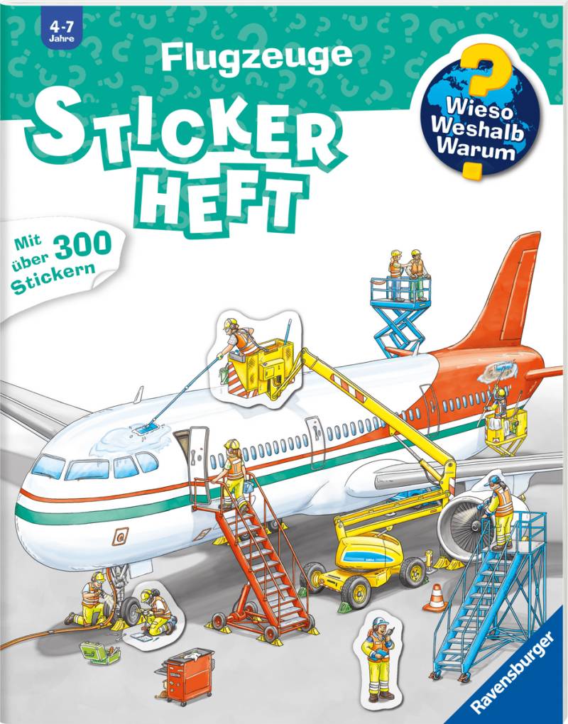 Ravensburger - Wieso? Weshalb? Warum? Stickerheft - Flugzeuge