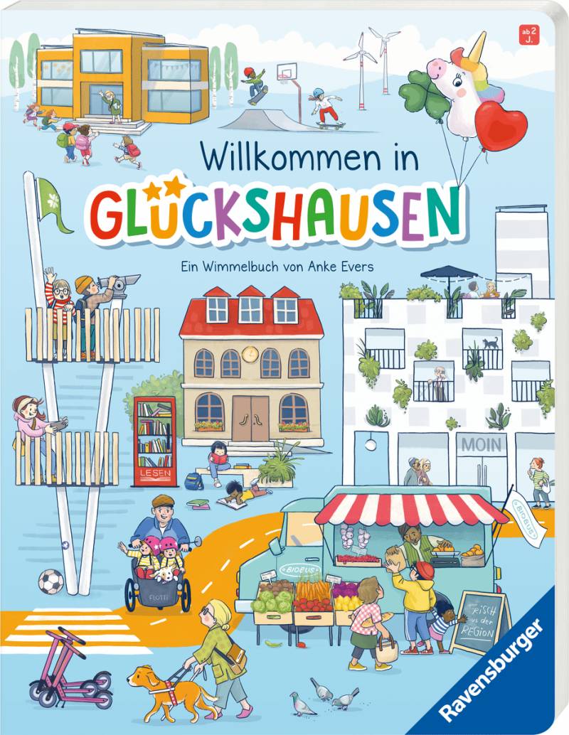 Ravensburger - Wimmelbuch Willkommen in Glückshausen