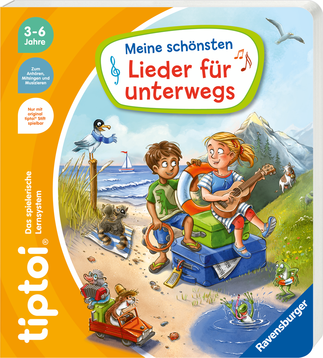 Ravensburger - tiptoi® Liederbücher - Meine schönsten Lieder für unterwegs