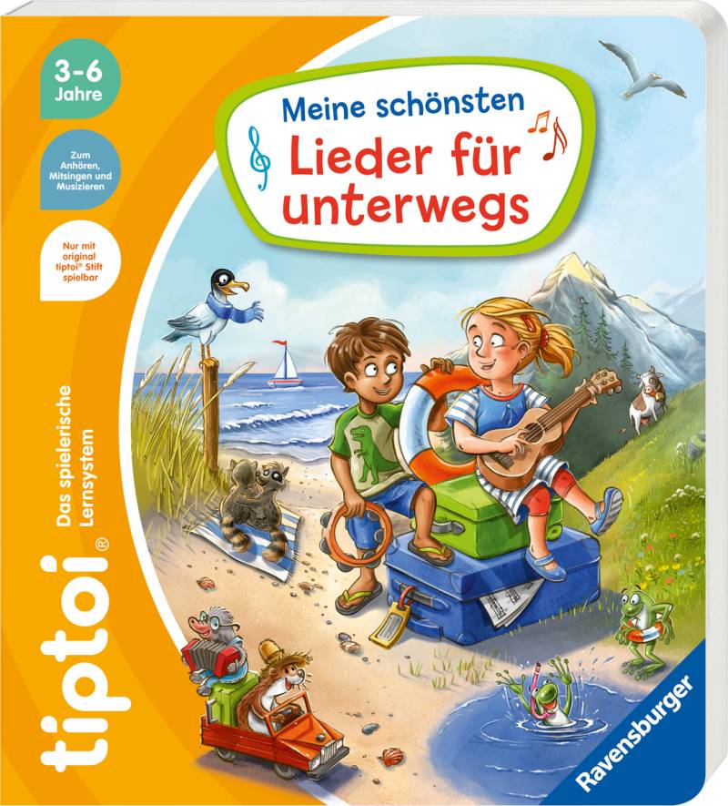 Ravensburger - tiptoi® Liederbücher - Meine schönsten Lieder für unterwegs