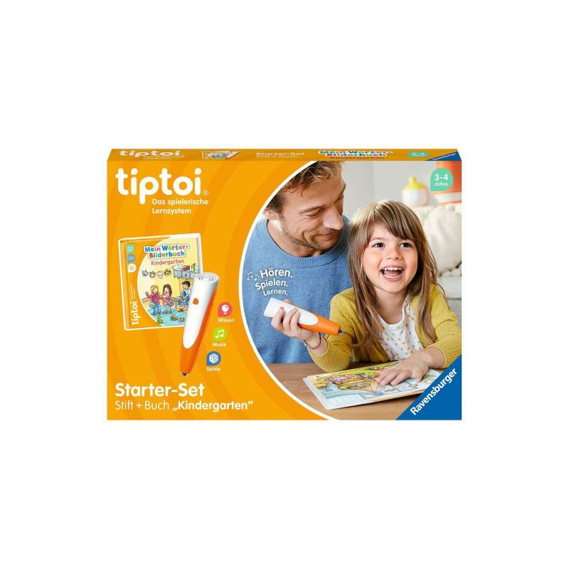 Ravensburger - tiptoi - Starter-Set: Stift und Wörter-Bilderbuch "Kindergarten"