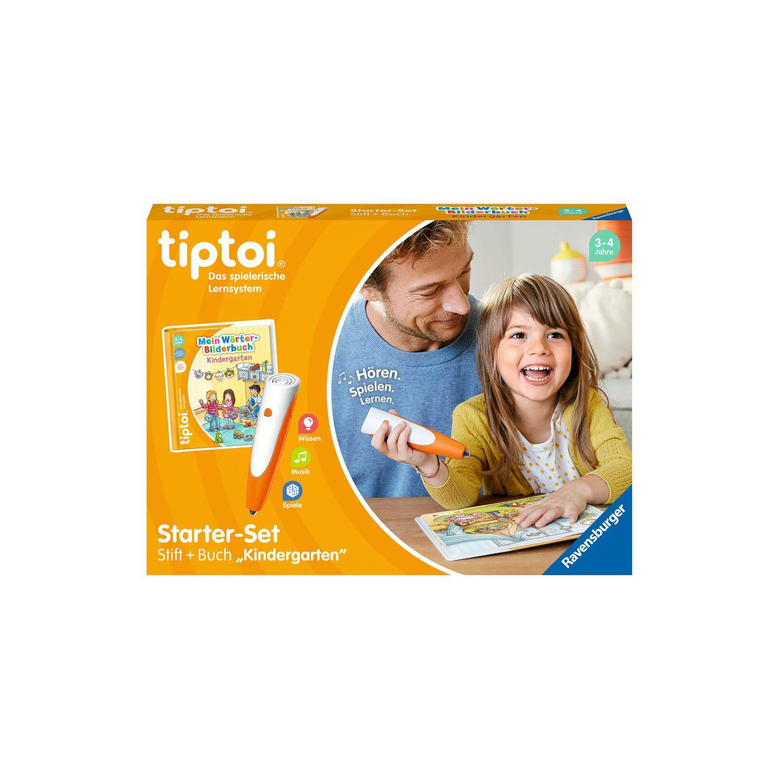 Ravensburger - tiptoi - Starter-Set: Stift und Wörter-Bilderbuch "Kindergarten" Ravensburger - tiptoi - Starter-Set: Stift und Wörter-Bilderbuch "Kindergarten"