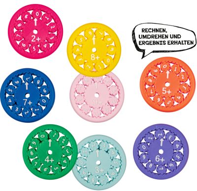 Rechenkreisel - Bunte Geschenke