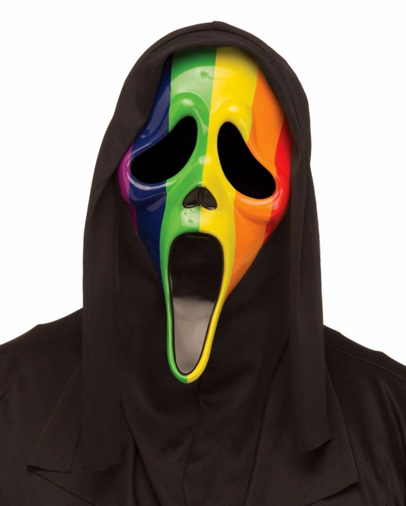 Regenbogen Ghost Face Pride Maske Regenbogen Ghost Face Pride Maske