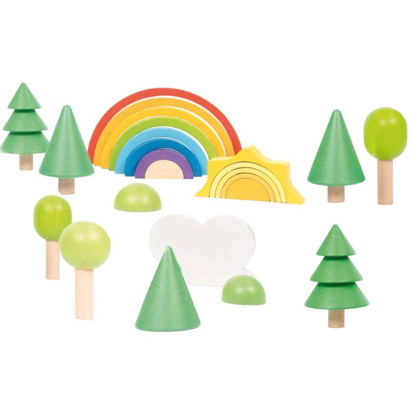 Regenbogenlandschaft Bausteine Regenbogenlandschaft Bausteine