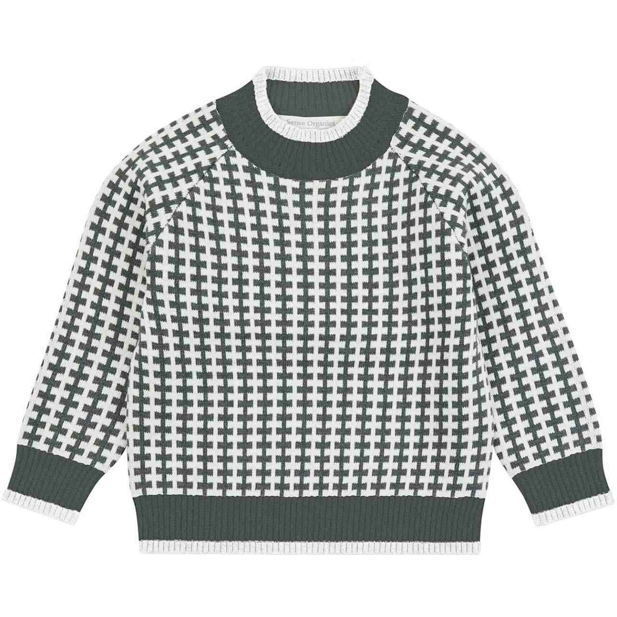 Retro-Look Strick Pullover in anthrazit 122