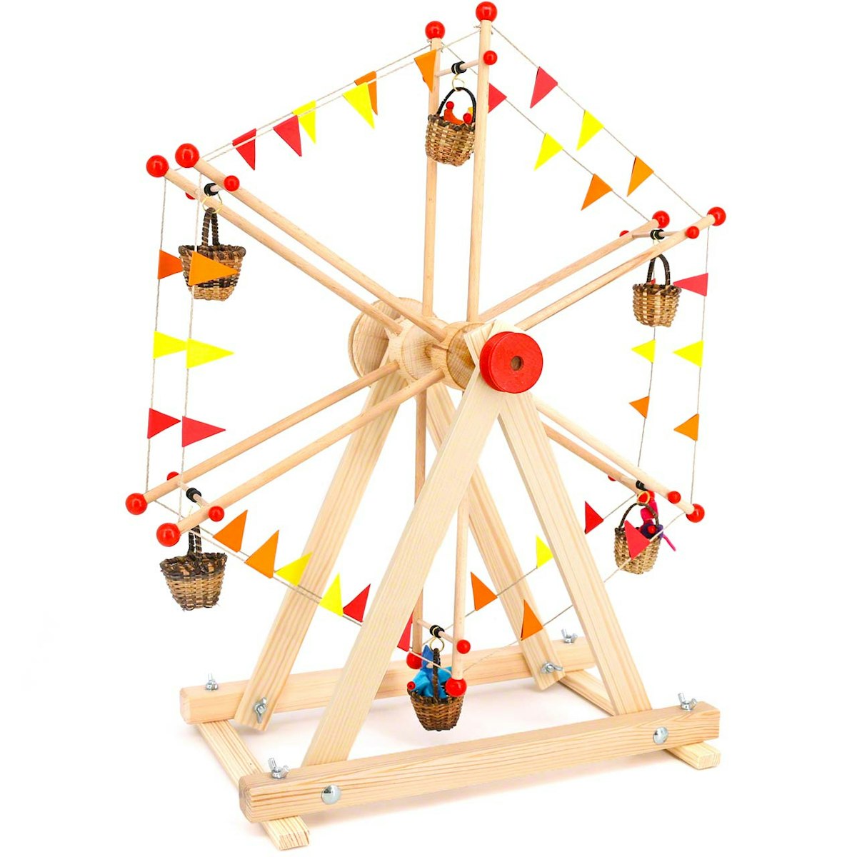 Riesenrad Holzbausatz mit Kurbel 48 cm