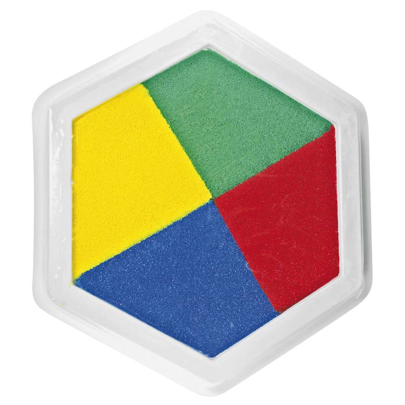 Riesenstempelkissen 4-farbig Riesenstempelkissen 4-farbig