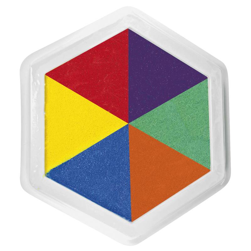 Riesenstempelkissen Multicolor 6-farbig Riesenstempelkissen Multicolor 6-farbig