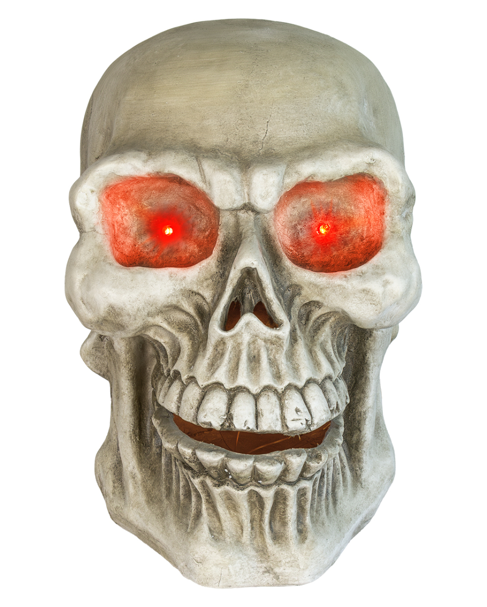 Riesiger Totenkopf mit LED Augen 60cm