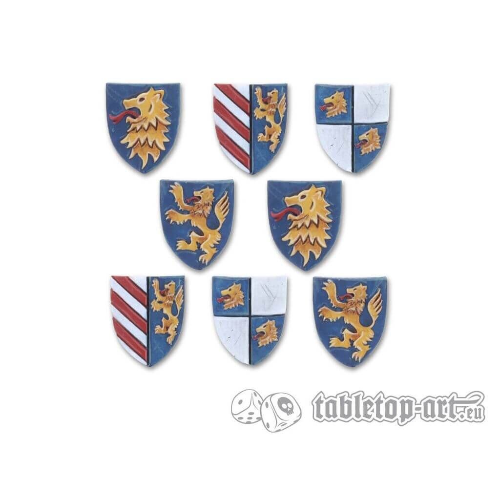 Ritter-Schilde - Set 1: Löwen