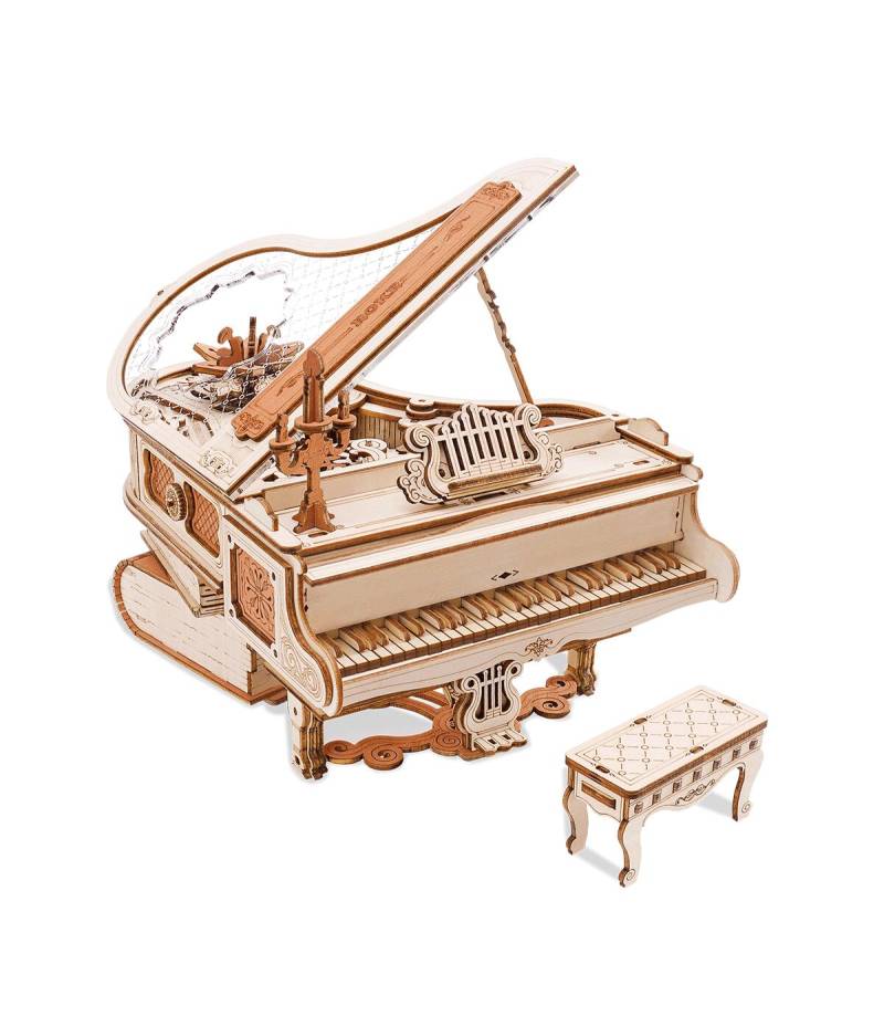 Robotime - Holzbausatz / Magic Piano / Music Box