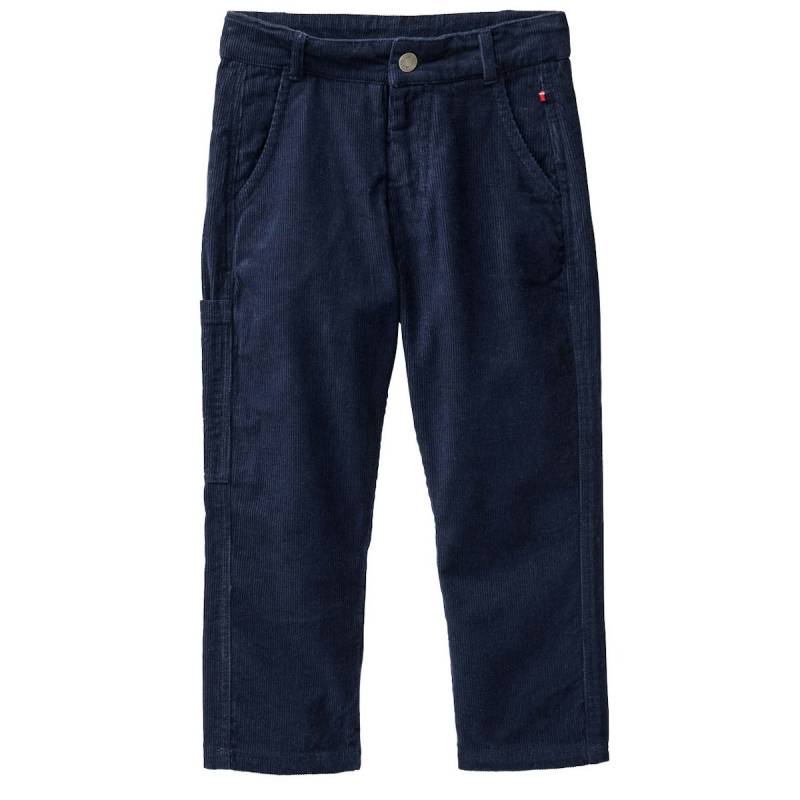 Robuste Feincord Hose dunkelblau 128
