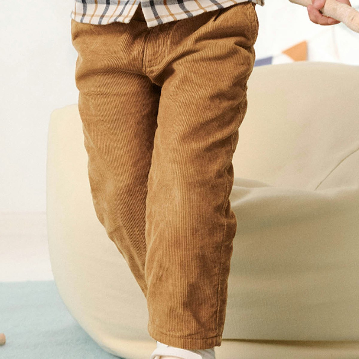 Robuste Feincord Hose karamell 98