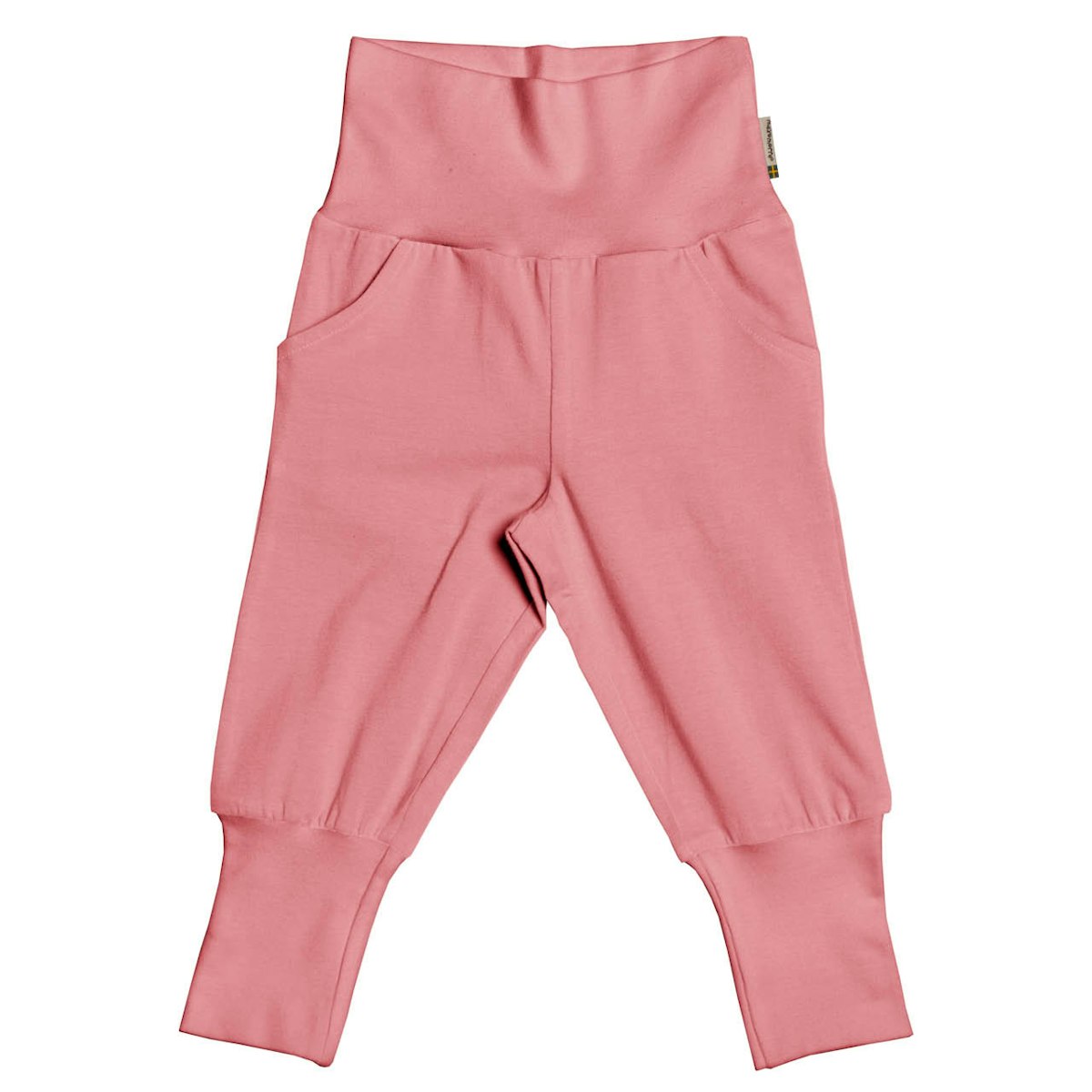 Robuste Freizeithose mit breiten Bündchen altrosa 74/80