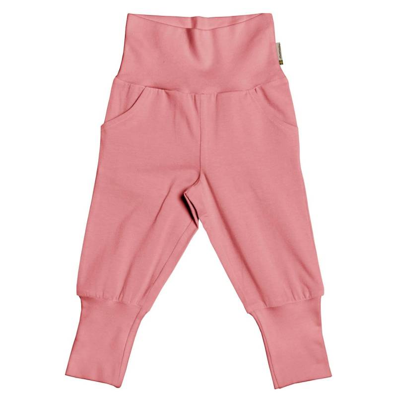 Robuste Freizeithose mit breiten Bündchen altrosa 74/80