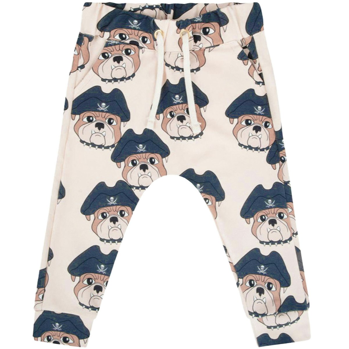 Robuste Jogginghose Hunde beige 74/80