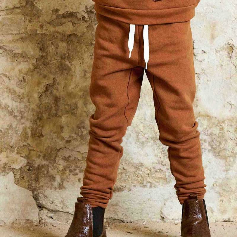 Robuste Sweat Jogginghose braun 68