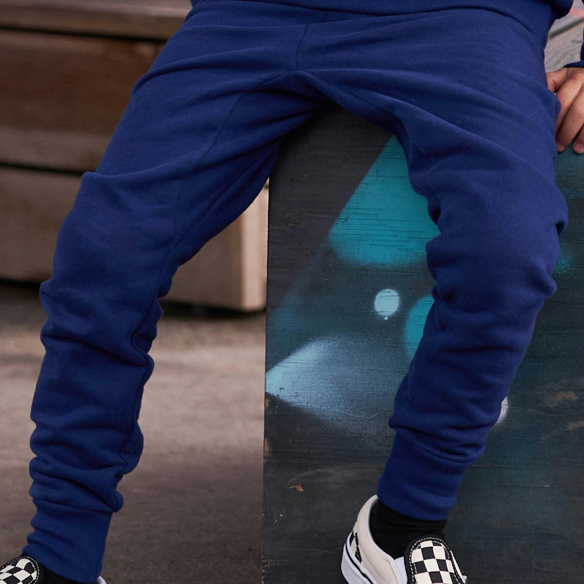 Robuste Sweat Jogginghose marine 80
