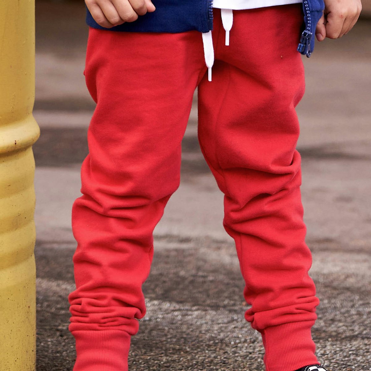 Robuste Sweat Jogginghose rot 68