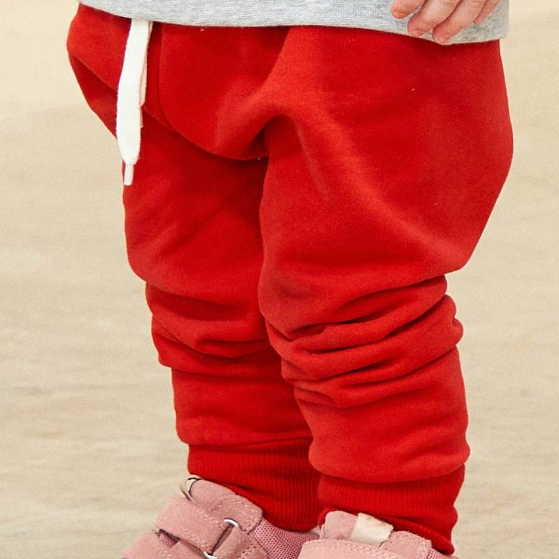 Robuste Sweat Jogginghose rot 92