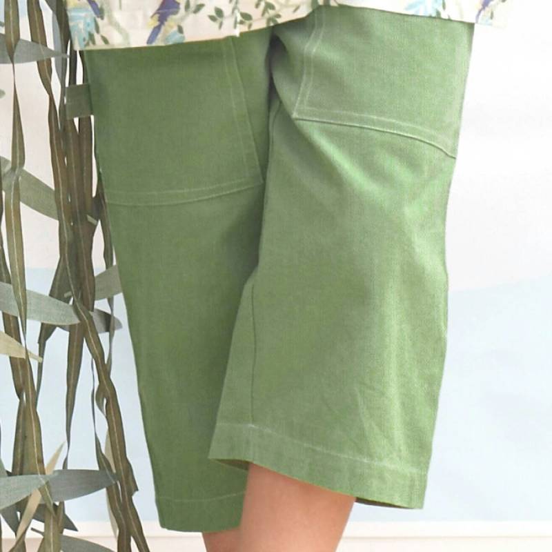 Robuste Twill Outdoor Shorts grün 110