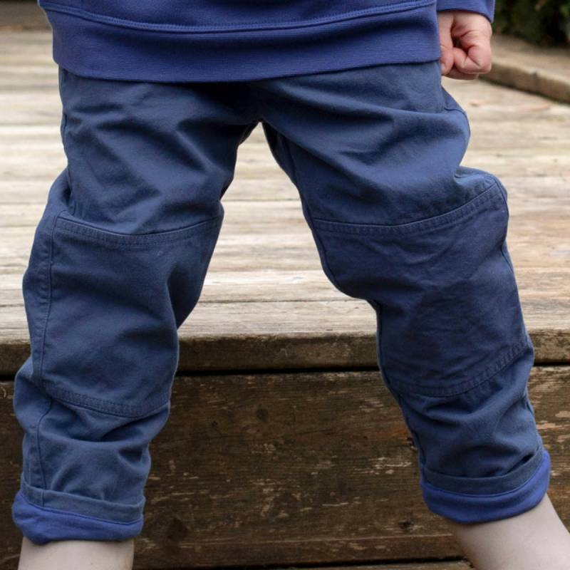 Robuste Webhose gefüttert dunkelkobalt 128