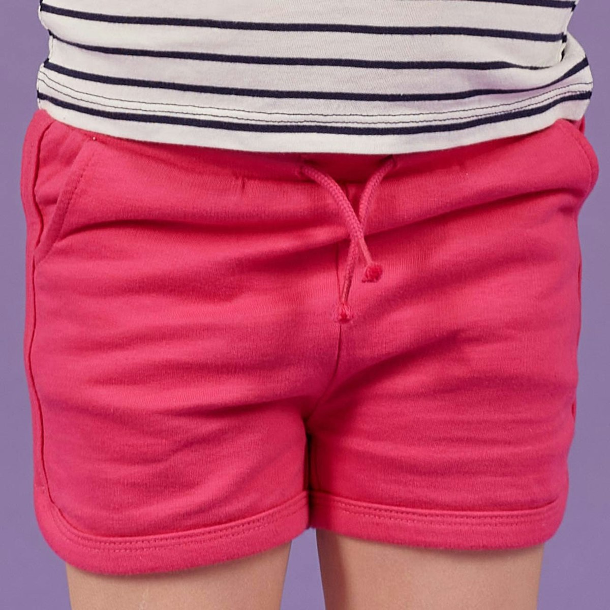Robuste weiche Sweat Shorts pink 86/92