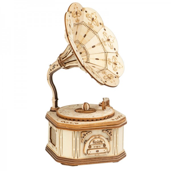 Rolife 3D Wooden Puzzle: Gramophone