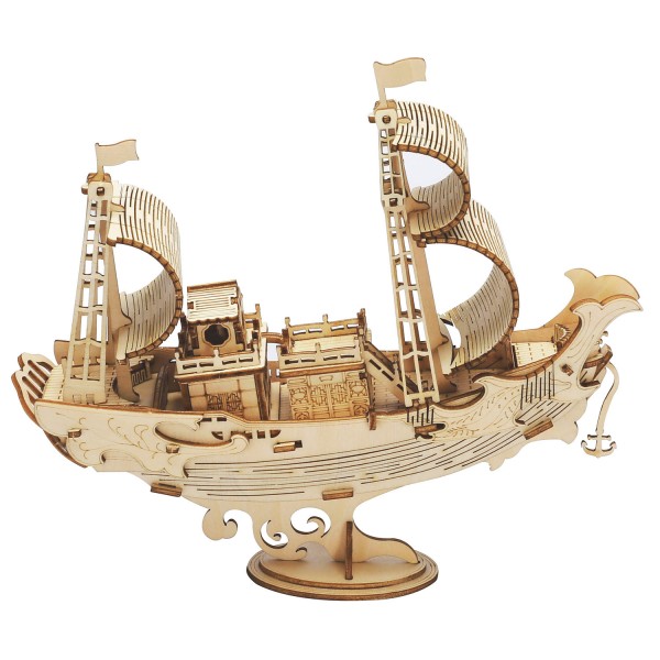 Rolife 3D Wooden Puzzle: Japanese Diplomatic Ship