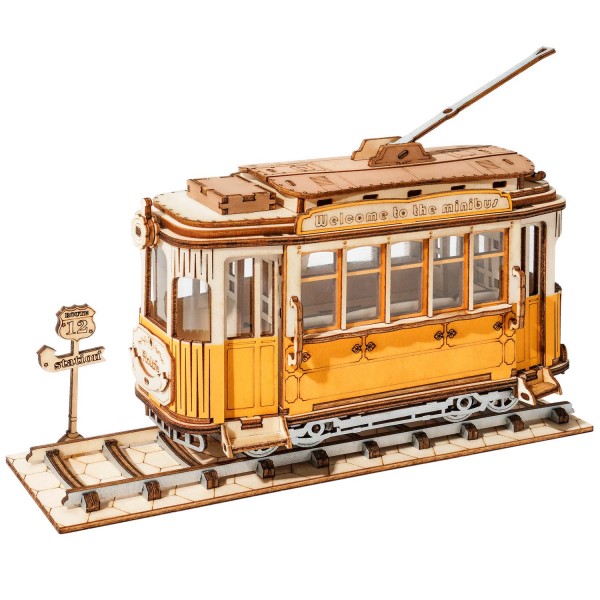 Rolife 3D Wooden Puzzle: Tramcar