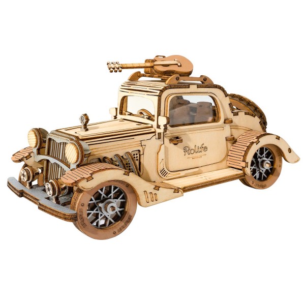 Rolife 3D Wooden Puzzle: Vintage Car