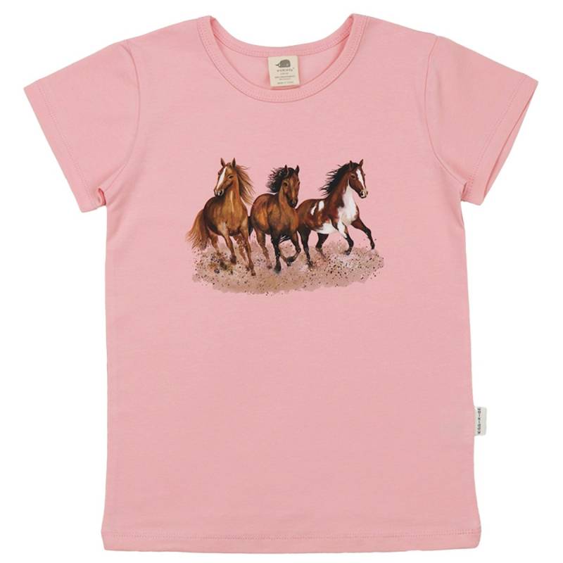 Rosa Pferde T-shirt aus Jersey 128
