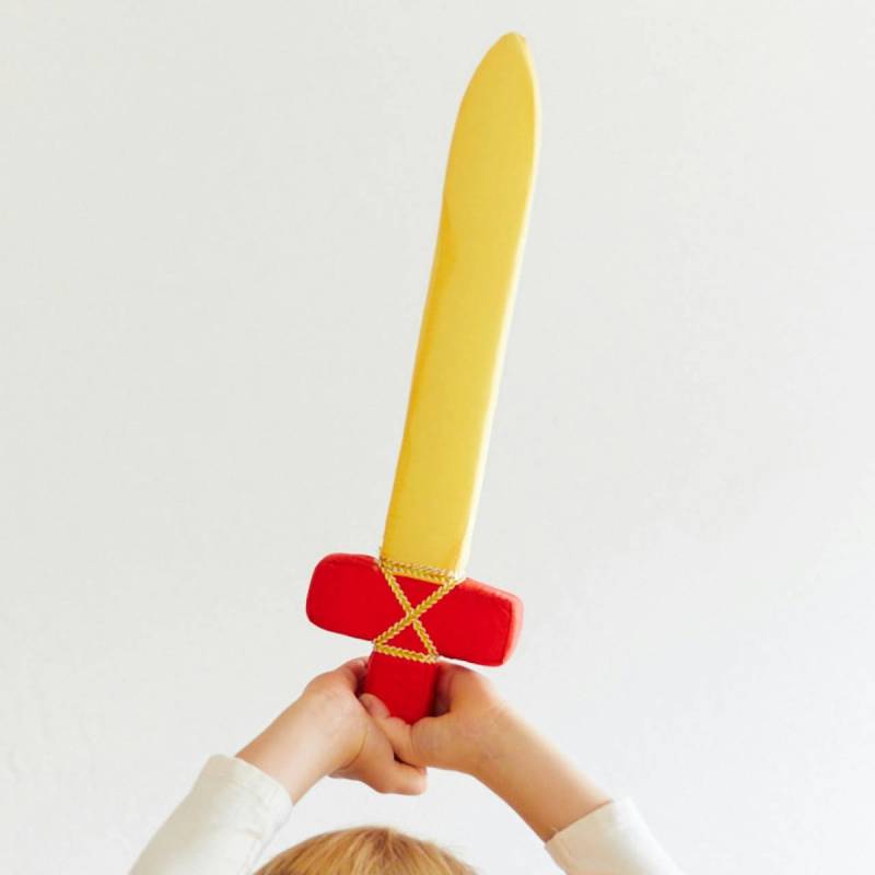 Rotes Ritterschwert weich aus Seide 43 cm Rotes Ritterschwert weich aus Seide 43 cm