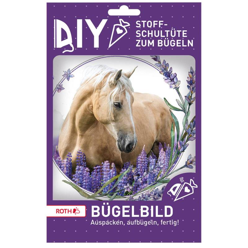 Roth Zuckertüten - Bügelbild gestickt Pferd Roth Zuckertüten - Bügelbild gestickt Pferd