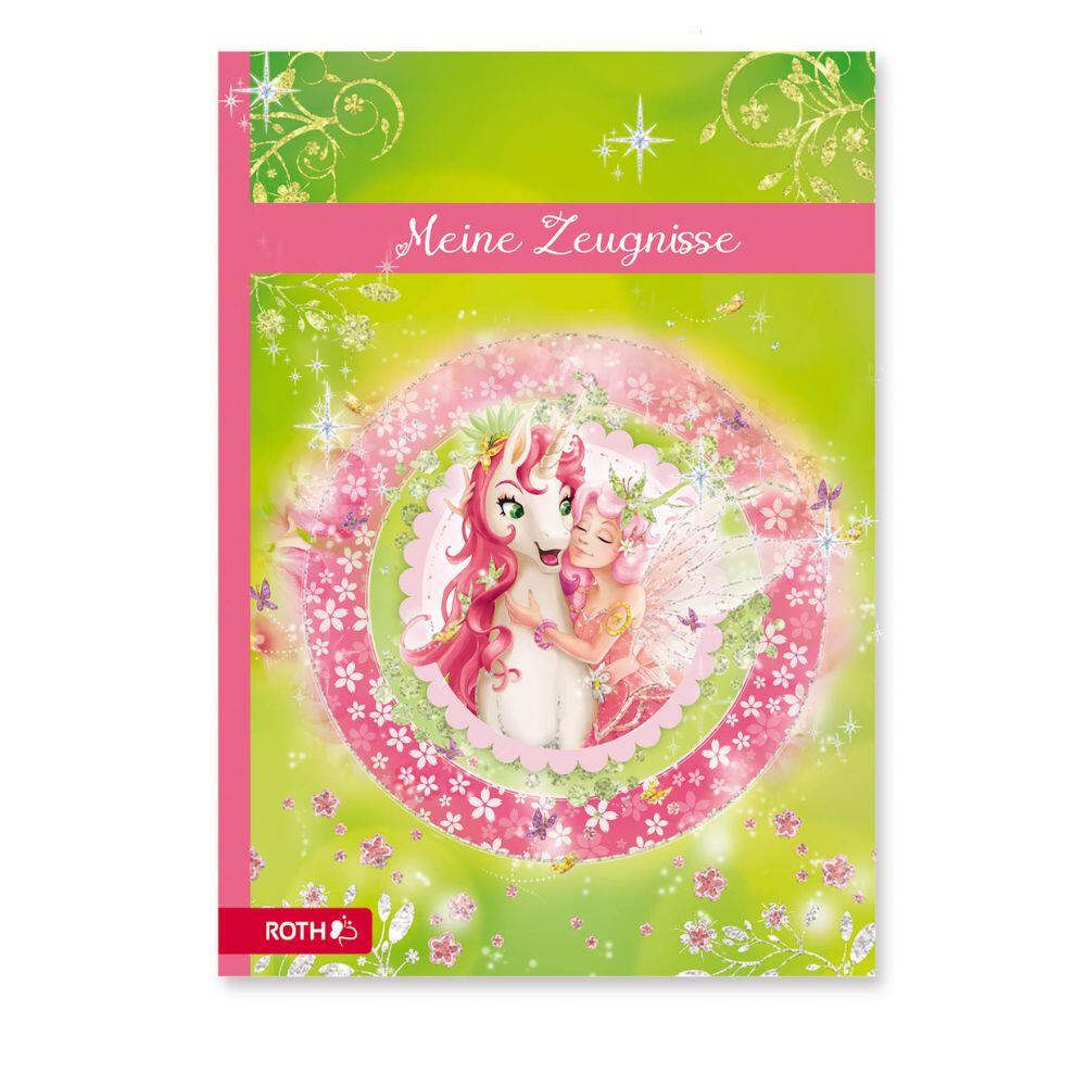 Roth Zuckertüten - Zeugnismappe Einhornglück mit Glitzer