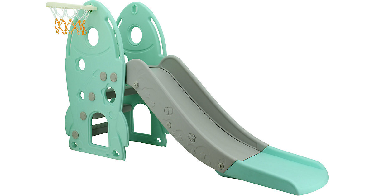 Sweety Toys 12787 Rutsche Raketendesign türkis 2 in 1 Sweety Toys 12787 Rutsche Raketendesign türkis 2 in 1 von Sweety-Toys