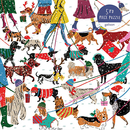 S��e Hunde im Winter