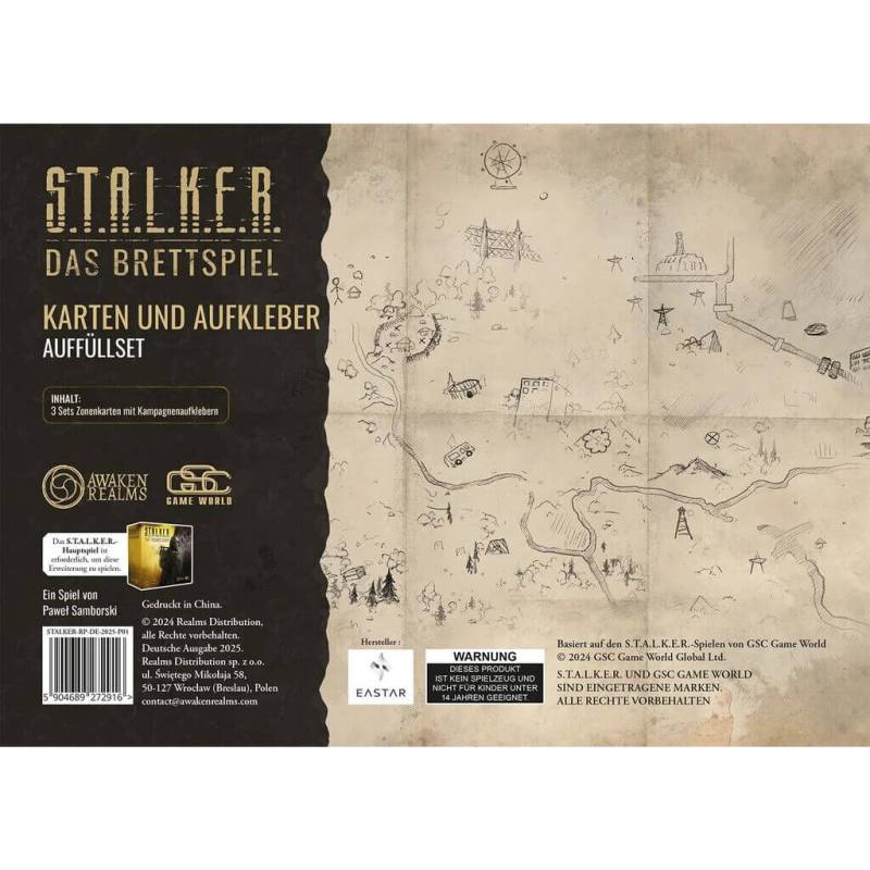 S.T.A.L.K.E.R.: Das Brettspiel - Karten und Aufkleber Auffüllset S.T.A.L.K.E.R.: Das Brettspiel - Karten und Aufkleber Auffüllset