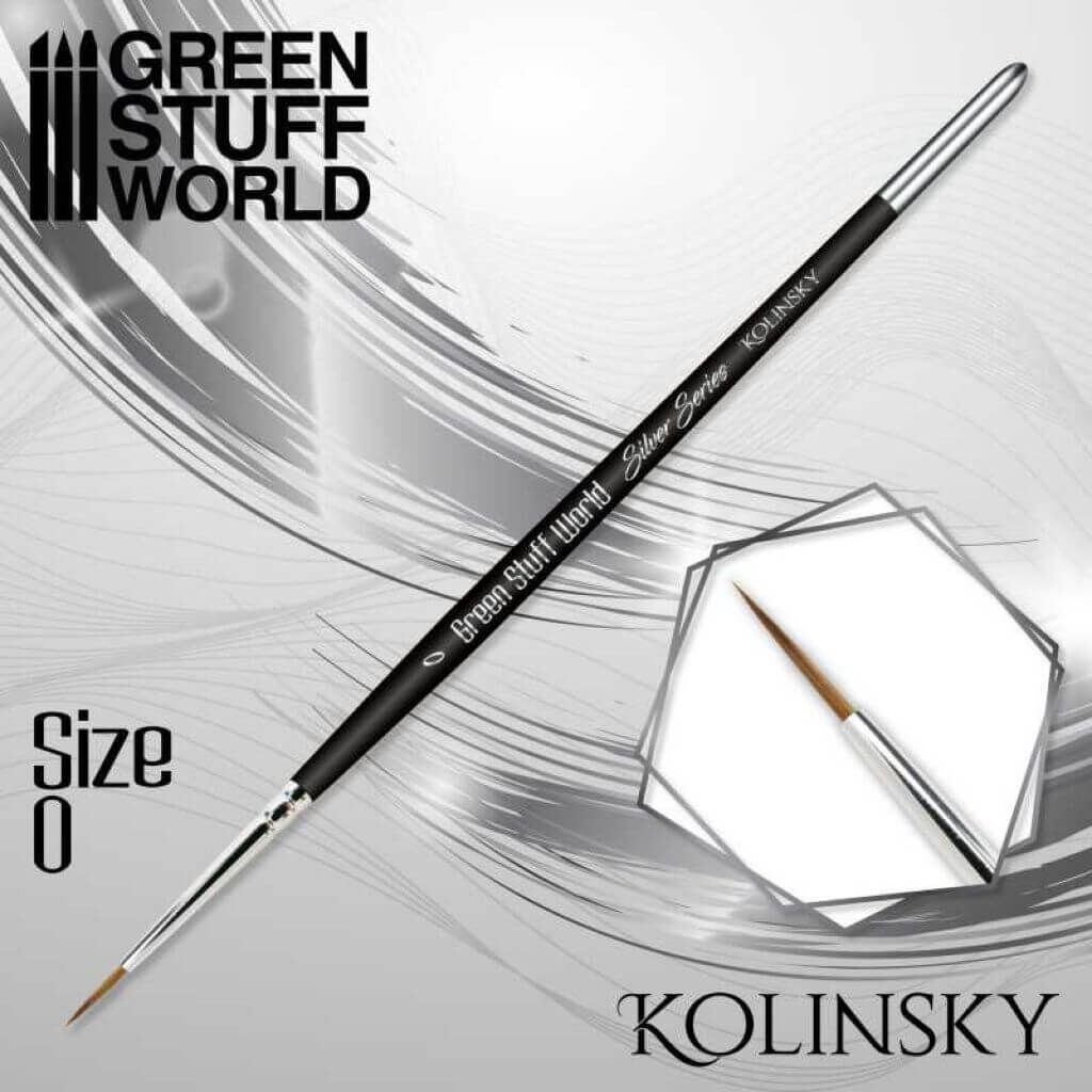 SILVER SERIES Kolinsky Pinsel - Größe 0
