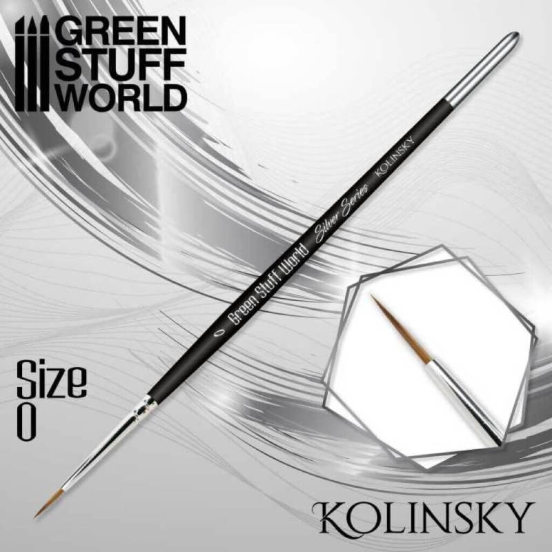 SILVER SERIES Kolinsky Pinsel - Größe 0