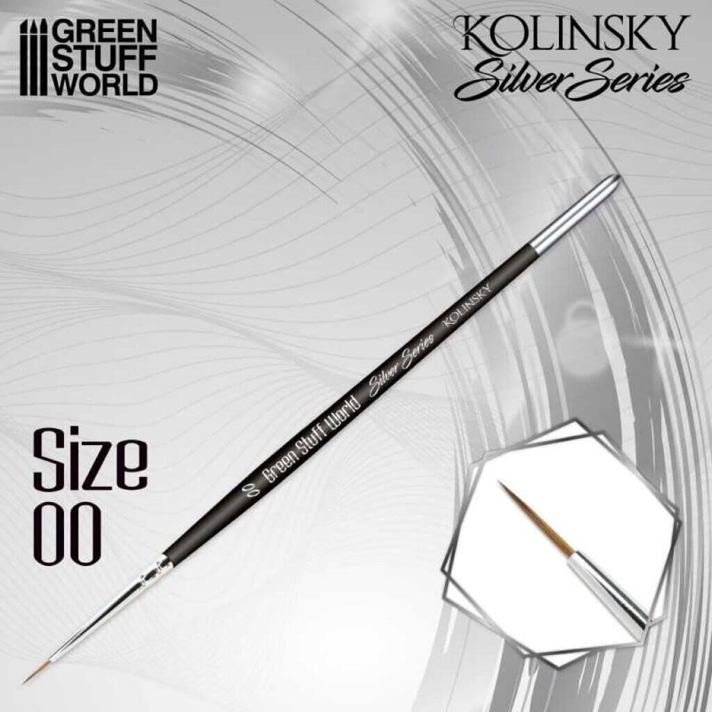 SILVER SERIES Kolinsky Pinsel - Größe 00